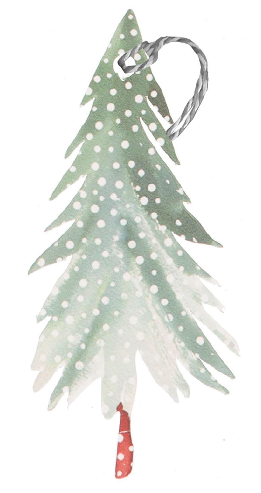 Gift Tags pack of 6 trees winter woodland