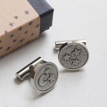 Load image into Gallery viewer, &#39;Moon and Back&#39; cufflinks
