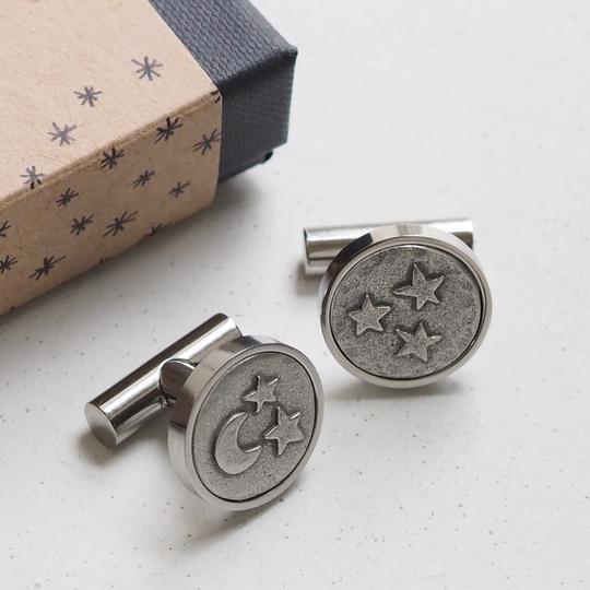 'Moon and Back' cufflinks