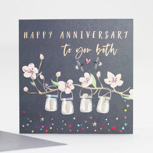 Happy Anniversary To You Both card