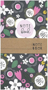 Dark Floral pocket notebook