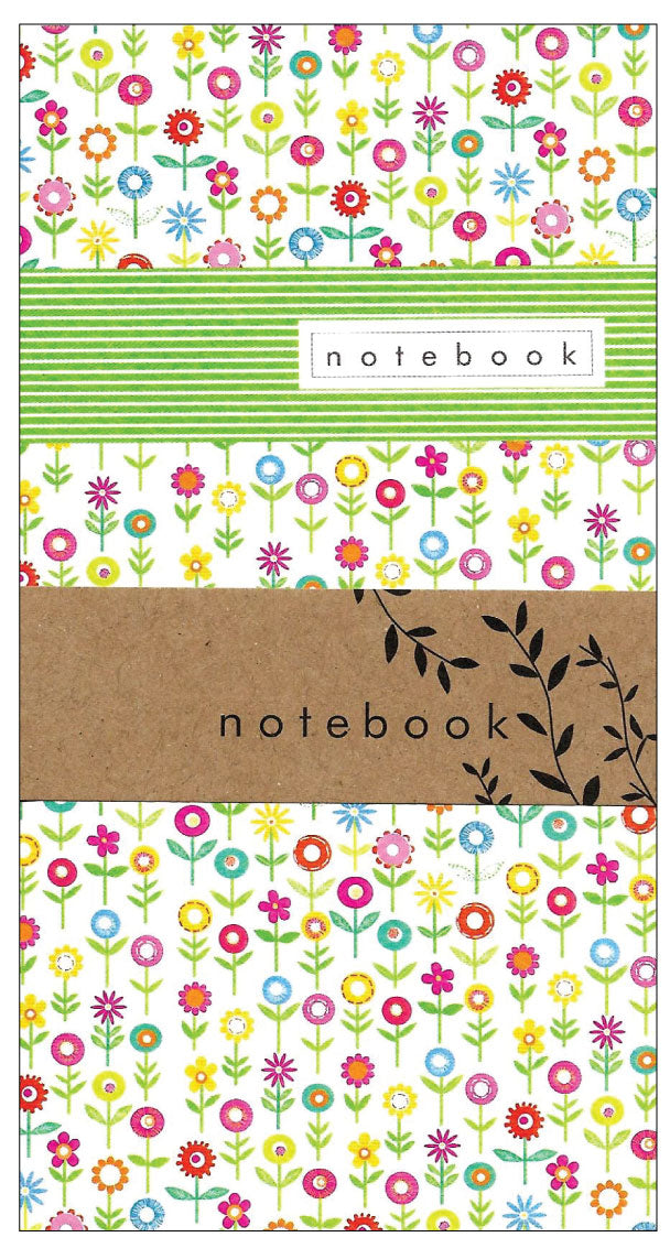 Flower Garden pocket notebook