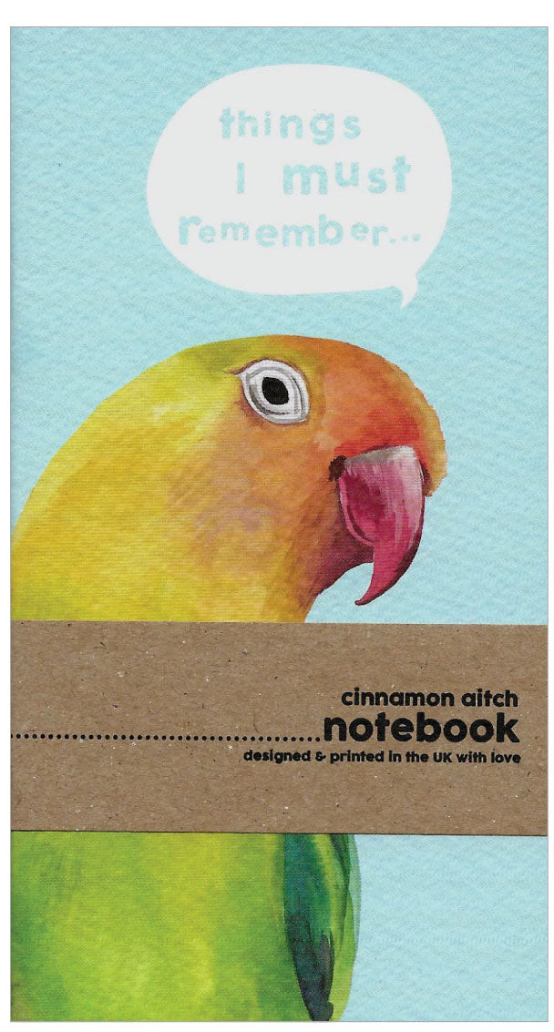 Things I Must Remember pocket notebook