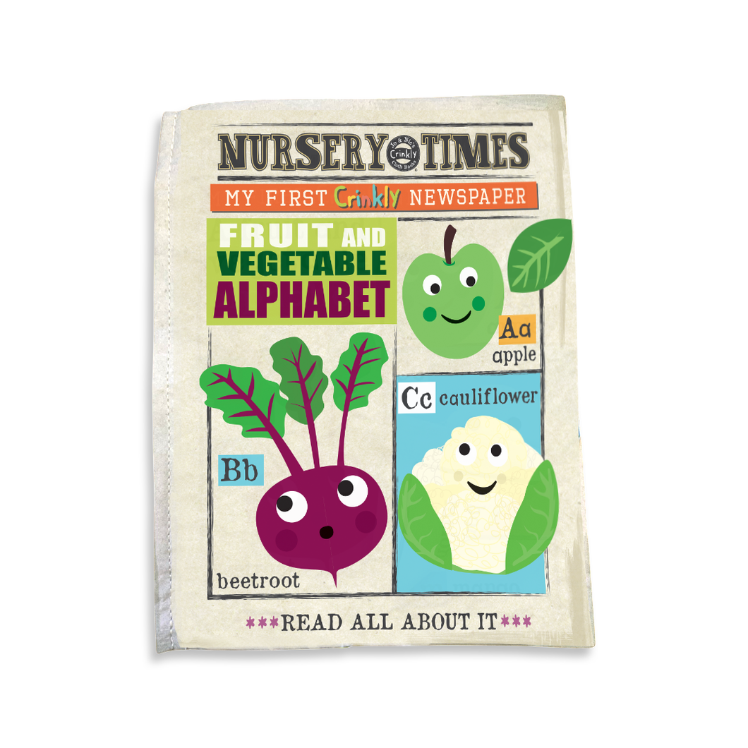 Fruit and Veg Crinkly Newspaper