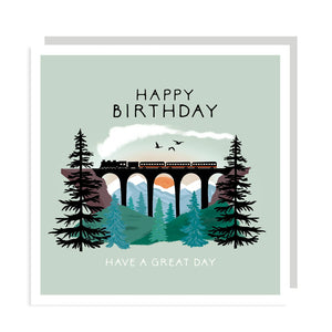 Happy Birthday - Steam train