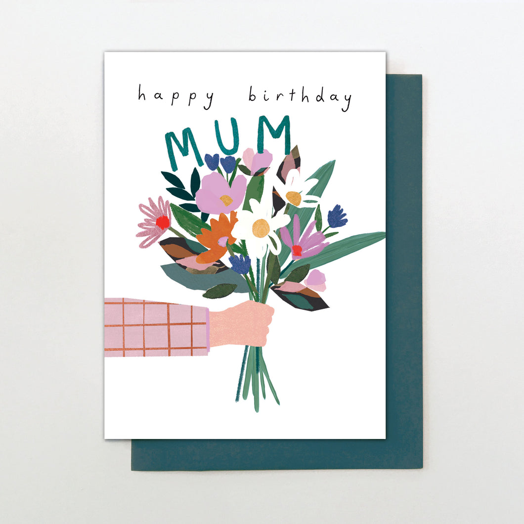 Card- mum flowers