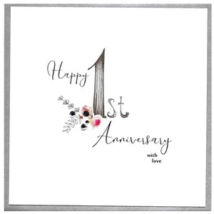 Happy 1st anniversary with love