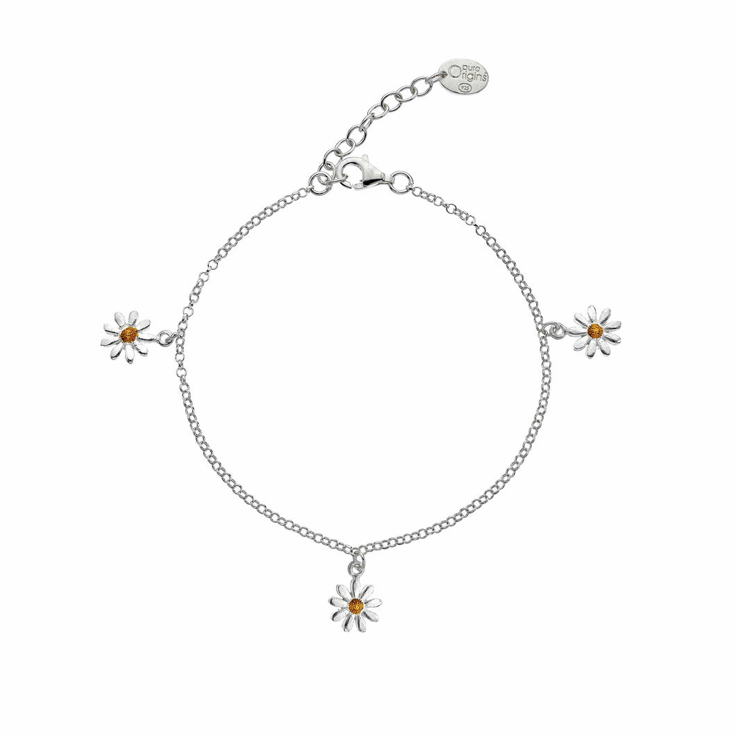 Daisy Charm Bracelet