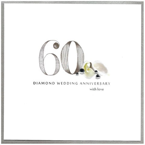 60 Diamond wedding anniversary with love