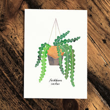 Load image into Gallery viewer, Fishbone Cactus card
