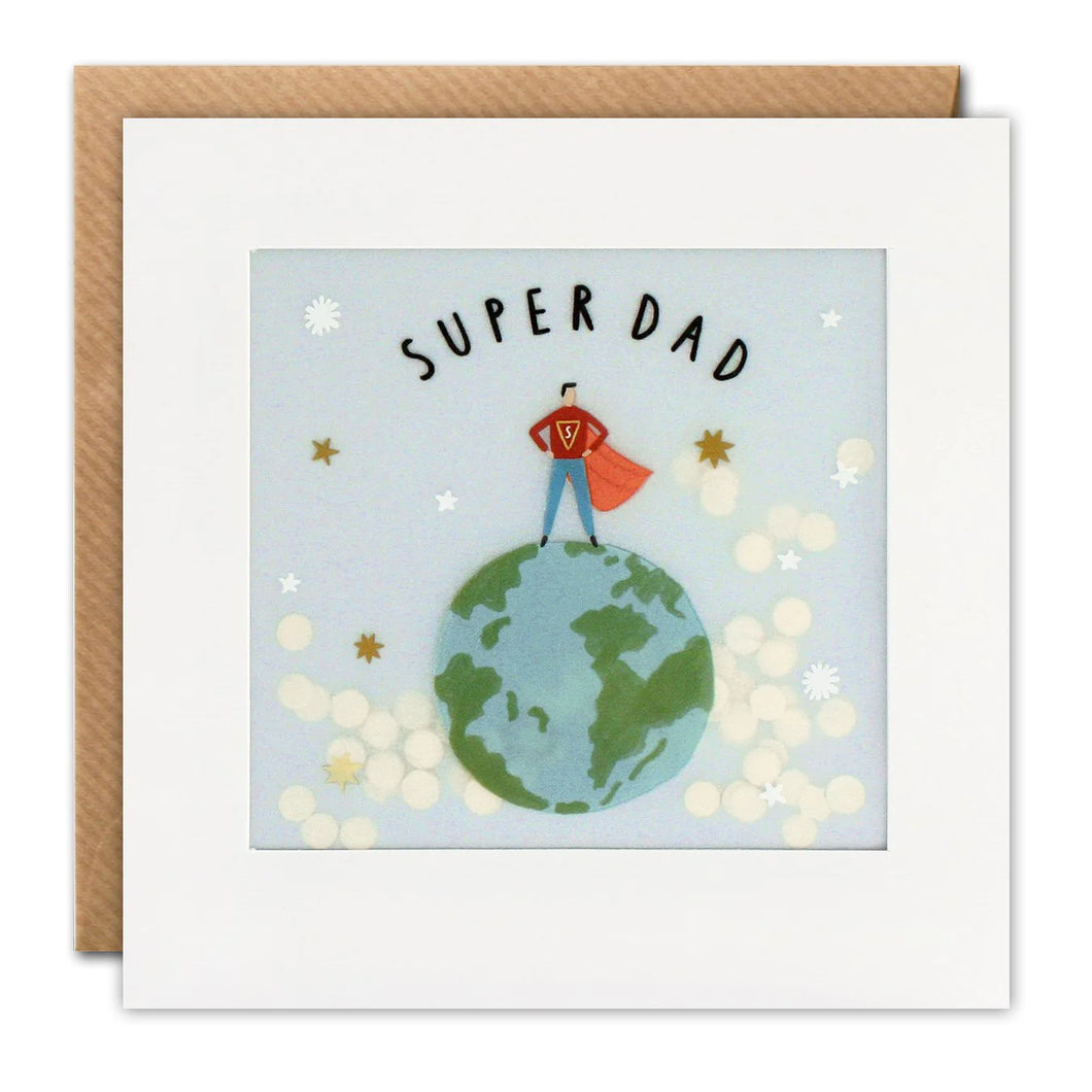 Super Dad Paper Shakies Card