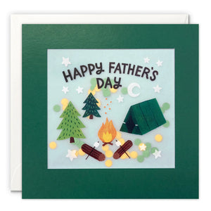 Father’s Day Camping Paper Shakies Card