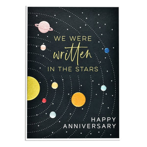 We were written in the stars Happy Anniversary