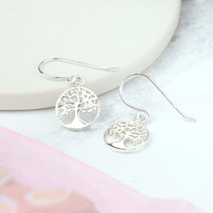 Tree of Life sterling silver earrings