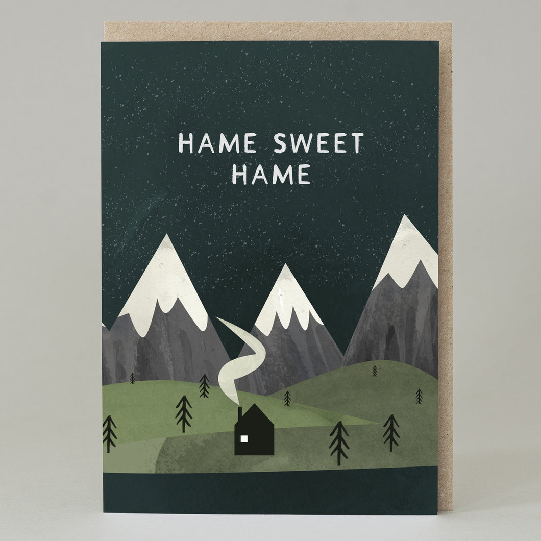 Hame Sweet Hame - card