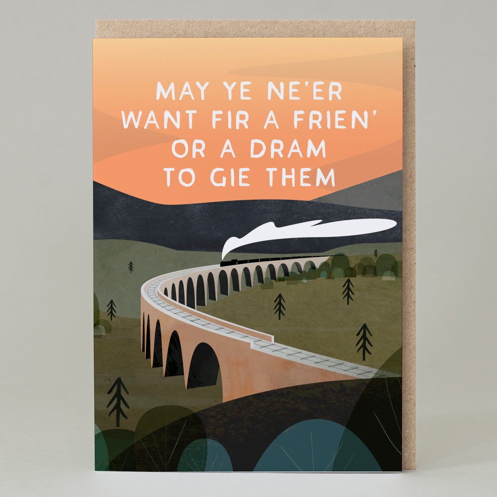 Frien' or a Dram to Gie Them - card