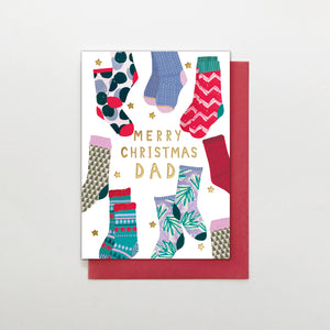 Christmas Card- dad socks