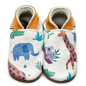 Inch Blue baby shoes - Safari