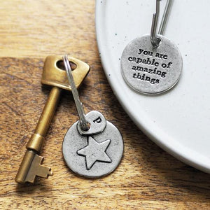 'Capable of Amazing Things' star keyring