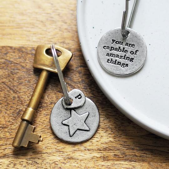 'Capable of Amazing Things' star keyring
