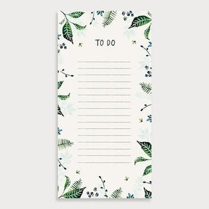 Foliage To Do List Notepad