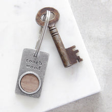 Load image into Gallery viewer, &#39;Touch Wood&#39; keyring
