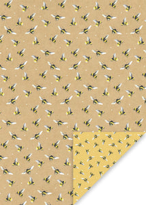 Bees Kraft wrapping paper
