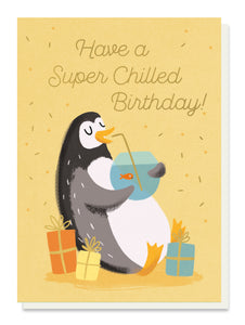 Chilled Birthday Penguin