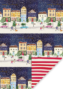 Christmas Street wrapping paper