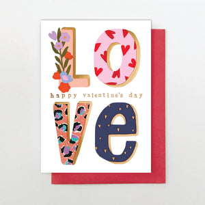 Love Valentine card
