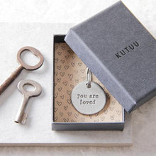 Load image into Gallery viewer, &#39;You Are Loved&#39; keyring
