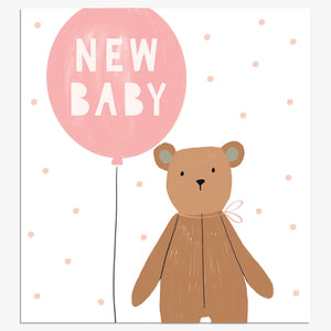 New Baby teddy pink