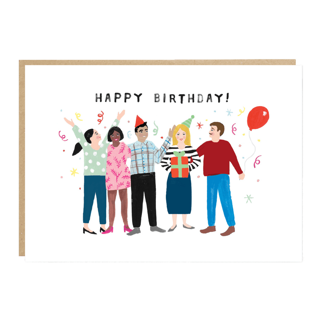 PARTY Surprise Birthday Party Card