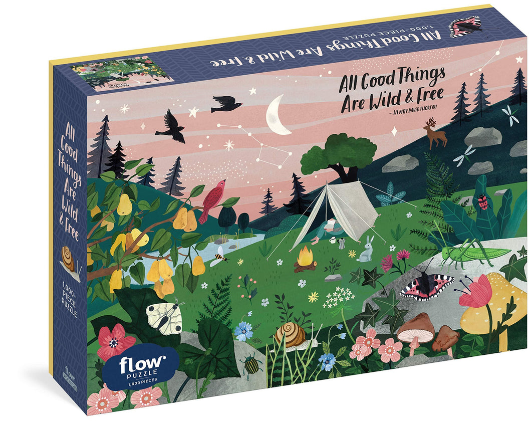 All Good Things are Wild and Free 1000 piece jigsaw puzzle