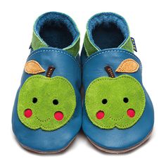 Inch Blue Shoes - Apple cheeks blue