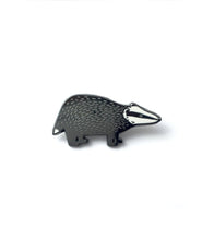 Load image into Gallery viewer, Badger enamel pin badge
