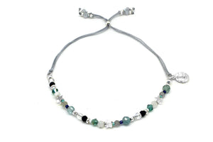 Comet AB gemstone silver bracelet