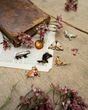 Load image into Gallery viewer, Fable Enamel Badger brooch
