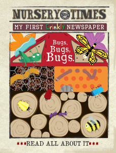 Bugs Crinkly Newspaper
