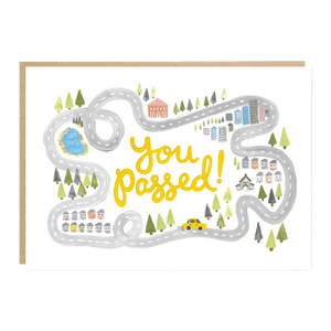 'You Passed' Driving Test Congrats Card