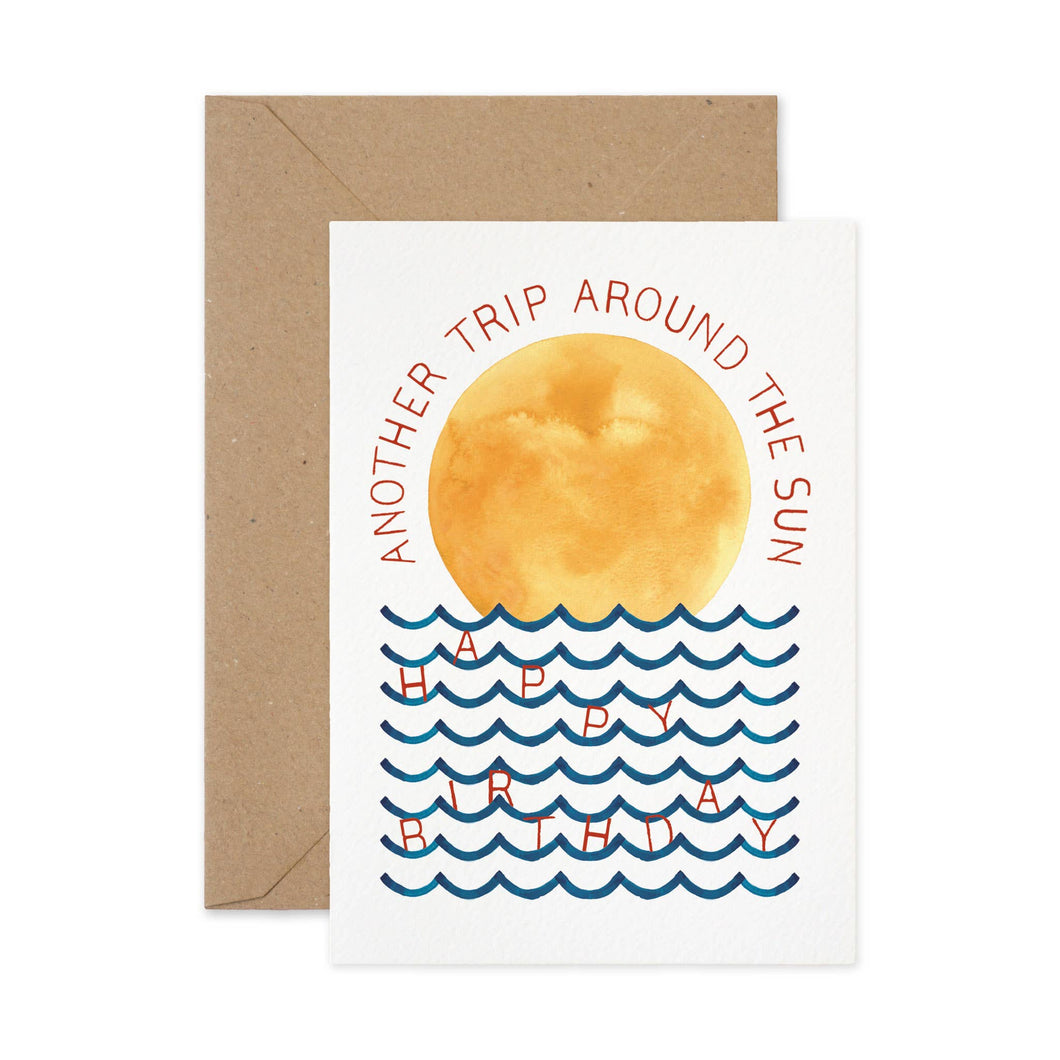 Trip Around the Sun Card