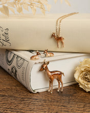 Load image into Gallery viewer, Fable Enamel Fawn short necklace
