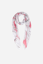 Load image into Gallery viewer, Fuchsia Large Tulip Print Scarf
