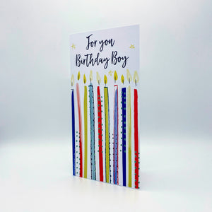 For You Birthday Boy - candles - Gift Wallet