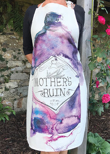 Mother's Ruin gin apron