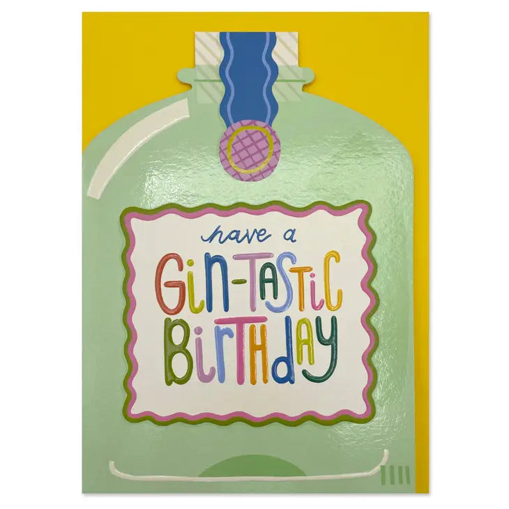 'Have a gin-tastic Birthday' card