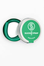 Load image into Gallery viewer, Single Silicone Straw in travel tin
