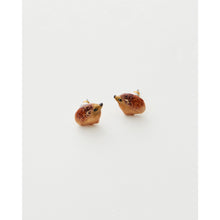 Load image into Gallery viewer, Enamel Bee stud earrings
