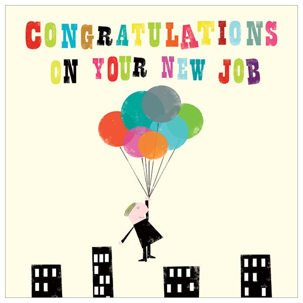 Congratulations on your New Job - large card