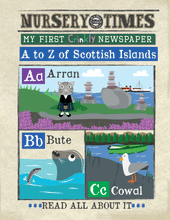 Load image into Gallery viewer, Scottish Islands A-Z Crinkly Newspaper
